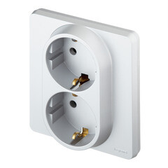 Розетка Legrand Inspiria встраиваемая алюминий (673752) - фото 4