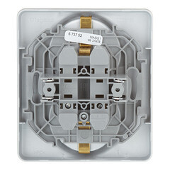 Розетка Legrand Inspiria встраиваемая алюминий (673752) - фото 3