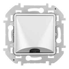 Изображение товара Вывод кабеля Legrand Inspiria встраиваемый алюминий (673892)