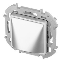 Вывод кабеля Legrand Inspiria встраиваемый алюминий (673892) - фото 4