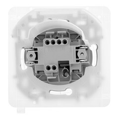 Переключатель Legrand Inspiria одноклавишный встраиваемый алюминий (673672) - фото 3