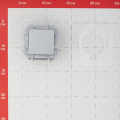 Переключатель Legrand Inspiria одноклавишный встраиваемый алюминий (673672) - фото 2