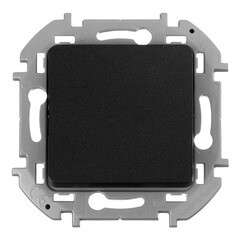 Переключатель Legrand Inspiria одноклавишный встраиваемый антрацит (673653) - фото 1