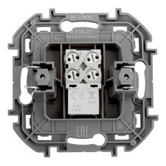 Розетка телефонная Legrand Inspiria встраиваемая антрацит RJ11 (673823) - фото 3