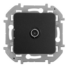 Изображение товара Розетка телевизионная Legrand Inspiria встраиваемая антрацит (673853)