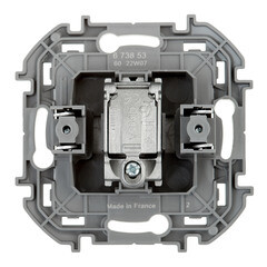 Розетка телевизионная Legrand Inspiria встраиваемая антрацит (673853) - фото 3