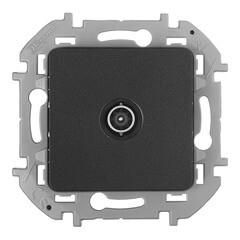 Изображение товара Розетка телевизионная Legrand Inspiria встраиваемая антрацит (673873)