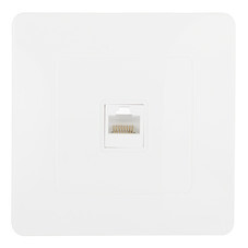 Розетка компьютерная Systeme Electric Blanca встраиваемая молочная RJ45 (BLNIS045002)