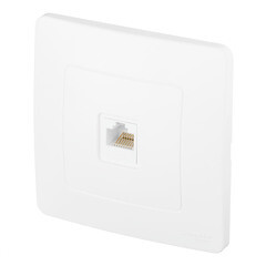 Розетка компьютерная Systeme Electric Blanca встраиваемая молочная RJ45 (BLNIS045002) - фото 2