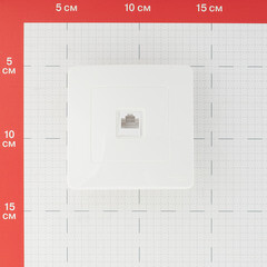 Розетка компьютерная Systeme Electric Blanca встраиваемая молочная RJ45 (BLNIS045002) - фото 3