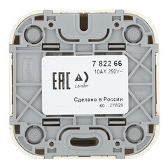 Переключатель Legrand Quteo двухклавишный накладной дерево (782266) - фото 4