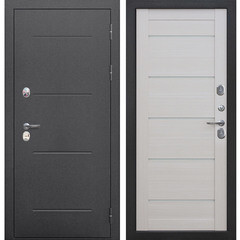 Дверь входная с терморазрывом Ferroni Isoterma правая антик серебро - лиственница бежевая 960х2050 мм - фото 1