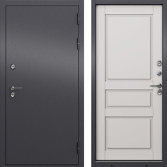 Изображение товара Дверь входная с терморазрывом Mastino Титан правая букле графит - эмаль молоко 880х2050 мм