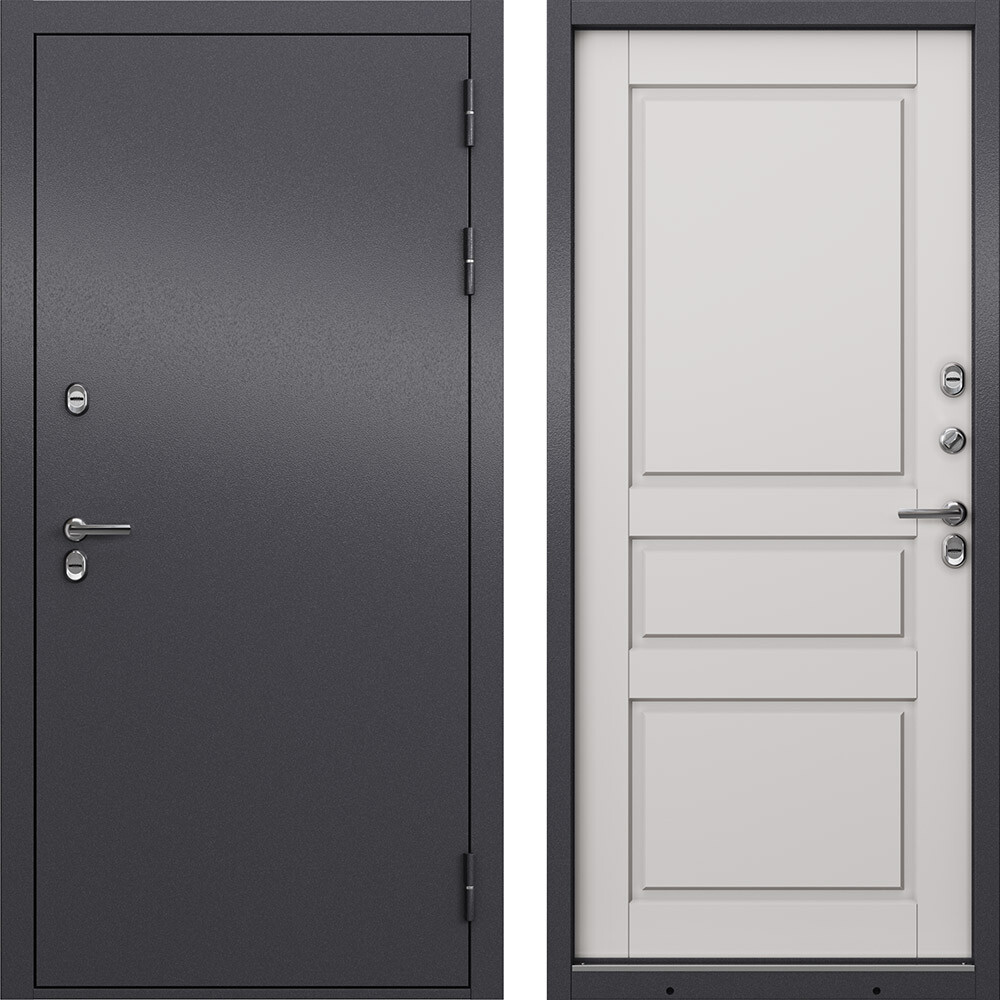 Изображение товара Входная дверь Mastino Титан правая терморазрыв графит 960х2050 мм