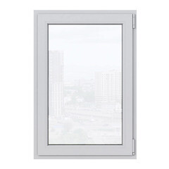 Пластиковое окно VEKA WHS Halo 60 900х600 мм 1 створка правая поворотно-откидная однокамерное серое - фото 4