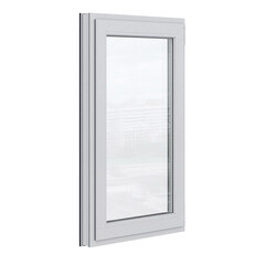Пластиковое окно VEKA WHS Halo 60 900х600 мм 1 створка правая поворотно-откидная однокамерное серое - фото 3