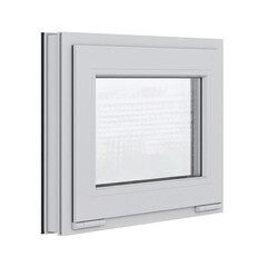 Пластиковое окно VEKA WHS Halo 60 500х700 мм 1 створка откидная фрамуга однокамерное серое - фото 3