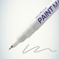 Маркер лаковый MunHwa Extra Fine белый грифель 1 мм - фото 4