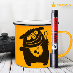 Маркер перманентный Crown Multi Marker Chisel черный грифель 1-5 мм - фото 4