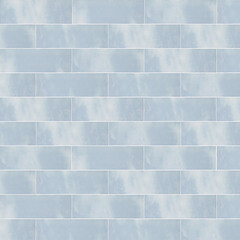 Плитка облицовочная Monopole Bora Bora небесный глянцевая 300х75х8 мм (44 шт.=1 кв.м) - фото 12