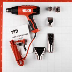 Фен строительный электрический КМ HG-2001 2000 Вт - фото 5