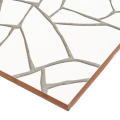 Плитка облицовочная Lavelly City Jungle Ceramic Puzzle белая 500х250х9 мм (13 шт.=1,625 кв.м) - фото 12