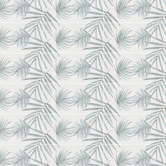 Плитка облицовочная Lavelly City Jungle Palm Leaves белая 500х250х9 мм (13 шт.=1,625 кв.м) - фото 11