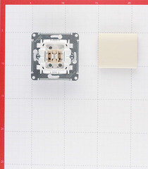 Переключатель Systeme Electric Glossa одноклавишный встраиваемый бежевый (GSL000261) - фото 3