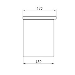 Тумба под раковину АСБ-Мебель Диана 75 см подвесная белая/дуб янтарный (12025) - фото 2