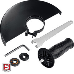 Шлифмашина угловая электрическая Зубр УШМ-150-1405 1400 Вт d150 мм - фото 5