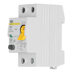 УЗО IEK Karat ВД1-63 40А 1P+N тип AC 30 мА 4,5 кА (MDV10-2-040-030) - фото 2