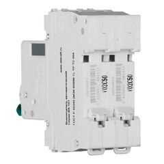 Автоматический выключатель модульный Dekraft ВА-101 2P 50А тип C 4,5 кА 220 В (11071DEK) - фото 2