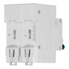 Автоматический выключатель модульный Dekraft ВА-201 2P 80А тип C 10 кА 220 В (13005DEK) - фото 2