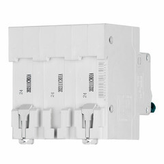 Автоматический выключатель модульный Dekraft ВА-201 3P 80А тип C 10 кА 400 В (13008DEK) - фото 3