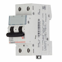Автоматический выключатель модульный Legrand TX3 2P 50А тип C 6 кА 230 В (404047) - фото 3