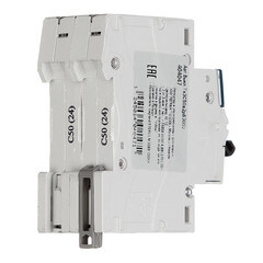 Автоматический выключатель модульный Legrand TX3 2P 50А тип C 6 кА 230 В (404047) - фото 2