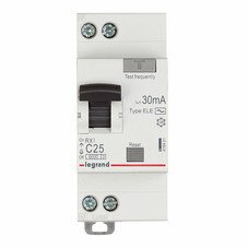 Автомат дифференциальный Legrand RX3 25А 1P+N тип AC 30 мА 6 кА (419401)