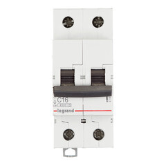 Автоматический выключатель Legrand RX3 (419697) 2P 16А тип С 4,5 кА 230/400 В на DIN-рейку