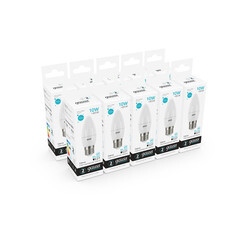 Лампа светодиодная Gauss E27 4100К 10 Вт 750 Лм 175-240 В свеча тонированная - фото 5