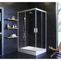 Душевой уголок AM.PM Gem хром 120х80х190 см прямоугольник стекло прозрачное 5 мм (W90G-404-120280-MT) - фото 3