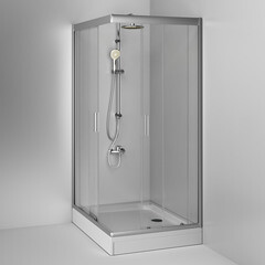 Душевой уголок AM.PM Gem хром 120х80х190 см прямоугольник стекло прозрачное 5 мм (W90G-404-120280-MT) - фото 5