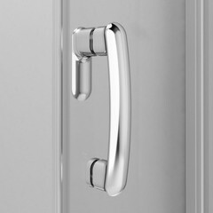 Душевой уголок AM.PM Like хром 95х95х190 см полукруг стекло прозрачное 5 мм (W83G-333-095CT) - фото 3