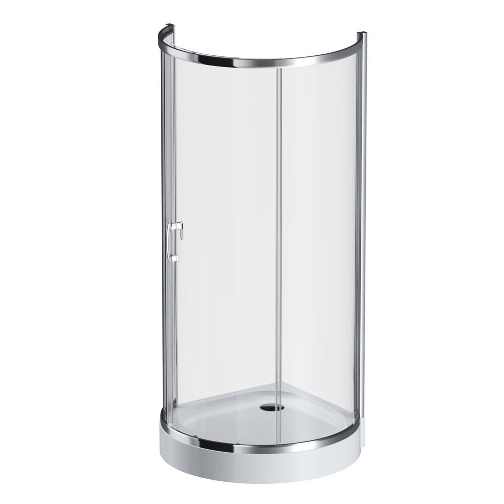 Душевой уголок AM.PM Like хром 95х95х190 см полукруг стекло прозрачное 5 мм (W83G-333-095CT)