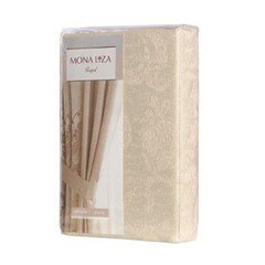 Штора жаккард бежевая 200х270 см Mona Liza Флора (МЛ717/С1) - фото 3