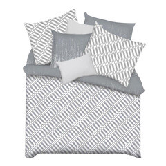 Комплект постельного белья 2-спальный бязь Melissa Main серый с простыней 180х215 см - фото 1