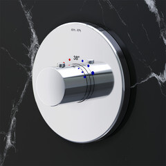 Смеситель термостатический для душа без излива AM.PM Like с переключателем без лейки (F8075500) - фото 3