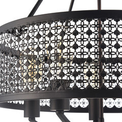 Люстра подвесная Freya Conte E27 300 Вт 20 кв.м (FR4166-PL-05C-BL) - фото 2