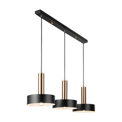 Светильник подвесной Freya Izza E27 120 Вт 8 кв.м черный/латунь IP20 (FR4008PL-03BBS) - фото 2