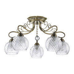 Изображение товара Люстра подвесная Freya Nella E14 200 Вт 13 кв.м (FR2662-PL-05-BZ)