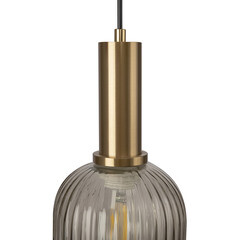 Светильник подвесной Freya Zelma E27 40 Вт 3 кв.м латунь IP20 (FR8013PL-01AM) - фото 3